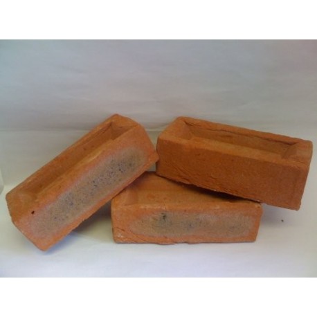 Hanson Sovereign Red Mixture 65mm Machine Made Stock Red Light Texture Brick