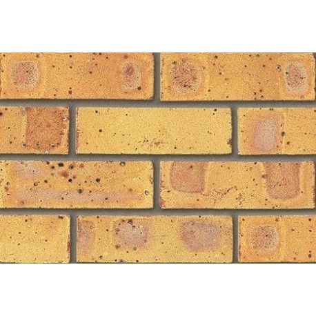 Hanson Waveney Yellow 65mm Pressed Buff Light Texture Brick