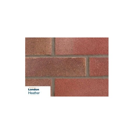 London Brick Company Hanson Heather 73mm Pressed Red Light Texture Clay Brick