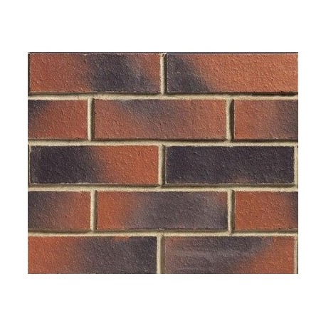 Marshalls Hanson City Multi Smooth 80mm Wirecut Extruded Red Smooth Brick