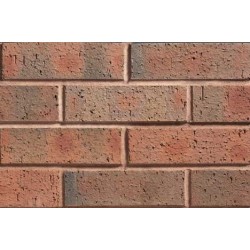 Marshalls Hanson Derwentdale Multi Dragfaced 65mm Wirecut Extruded Red Light Texture Brick