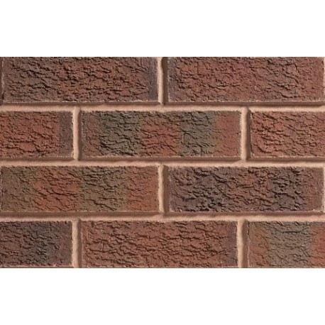 Marshalls Hanson Derwentdale Multi Rustic 65mm Wirecut Extruded Red Heavy Texture Brick