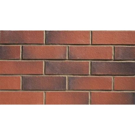 Marshalls Hanson Victorian Multi Smooth 65mm Wirecut Extruded Red Smooth Brick