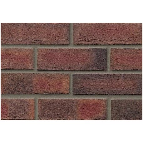 Redbank Hanson Purple Rose 65mm Machine Made Stock Red Light Texture Brick