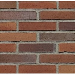 Wienerberger Ashley Red Multi 65mm Waterstruck Slop Mould Red Light Texture Clay Brick