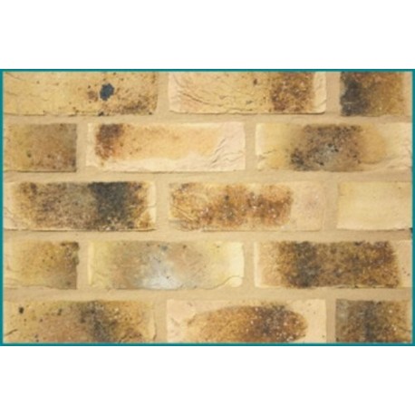 Hoskins Brick Oakhurst Yellow Multi 65mm Machine Made Stock Buff Light Texture Brick