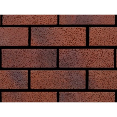 Ibstock Pinhole Damson 73mm Wirecut Extruded Red Light Texture Clay Brick