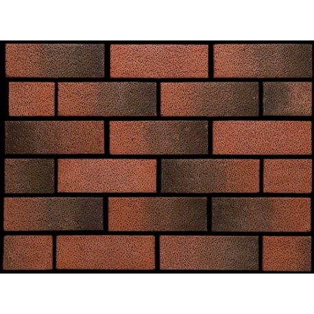 Ibstock Roughdales Pinhole Weathered 73mm Wirecut Extruded Red Light Texture Brick