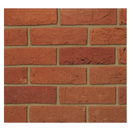 Ibstock Swanage Handmade Heather Red 50mm Handmade Stock Red Light Texture Clay Brick