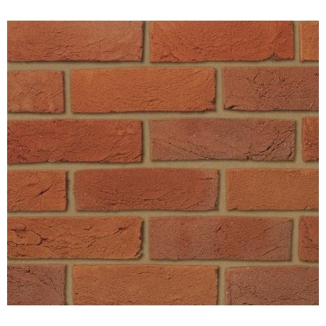 Ibstock Swanage Handmade Light Red Multi 50mm Handmade Stock Red Light Texture Clay Brick