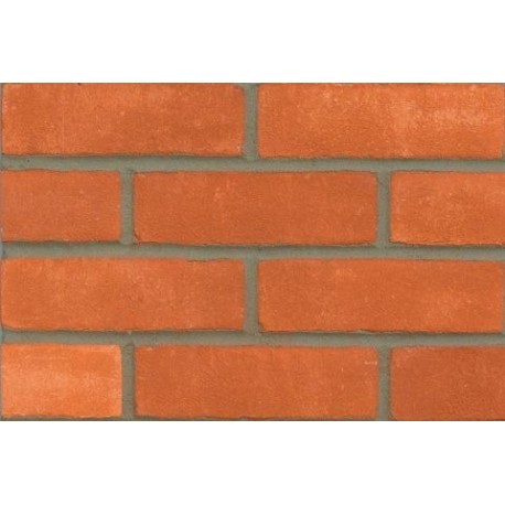 Hanson Milton Hall Medium Red 65mm Machine Made Stock Texture Brick